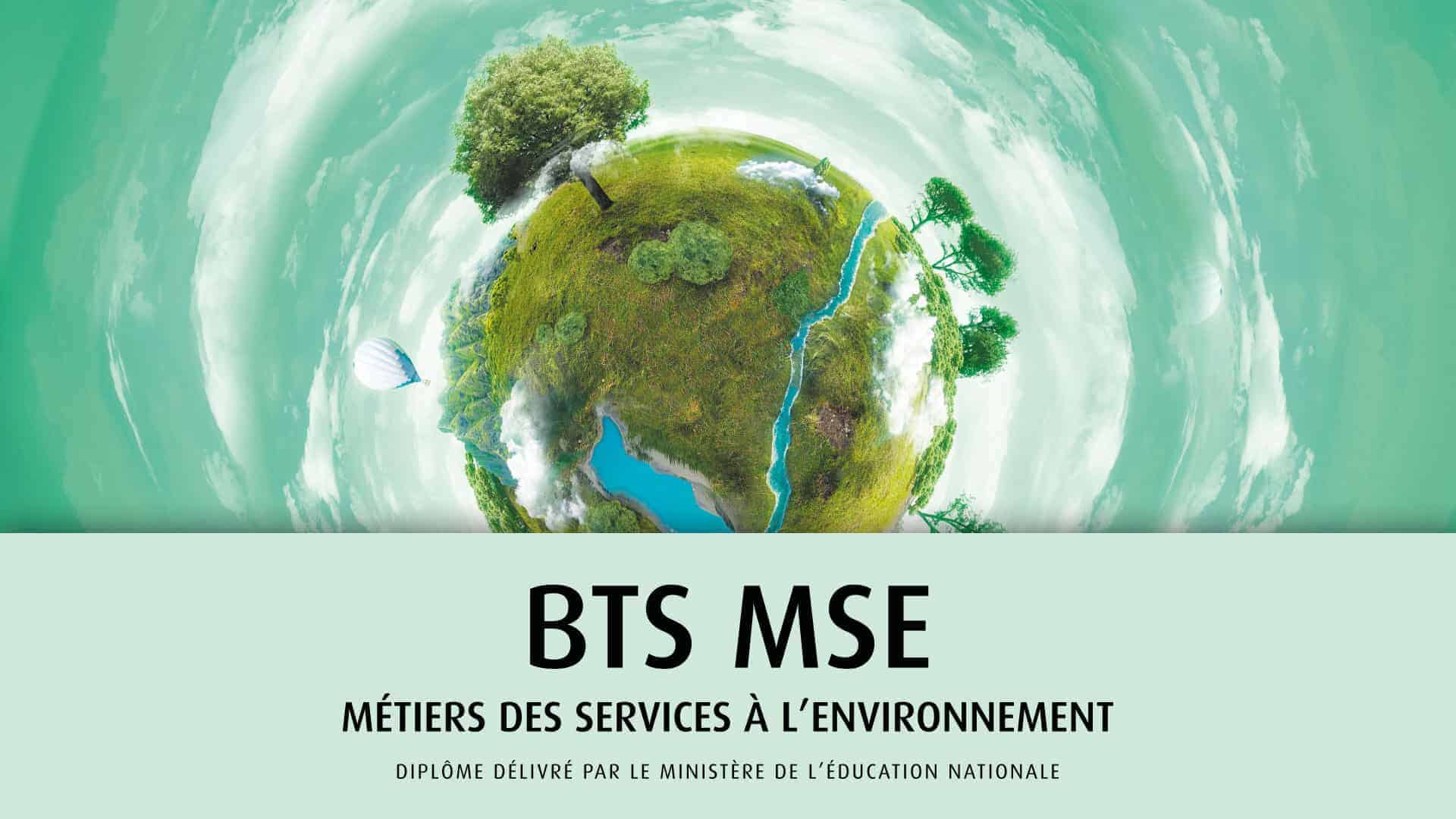 BTS Métiers des Services à l’Environnement (MSE)